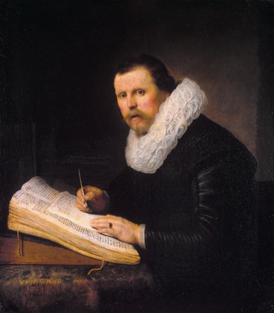 Retrato de un erudito de Rembrandt van Rijn